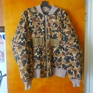 Camoflauge Bomber Jacket. Size M